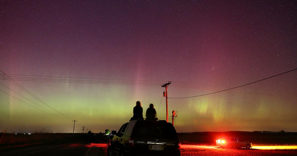Photos Northern lights visible in Missouri and Illinois Photos Northern lights visible in Missouri and Illinois