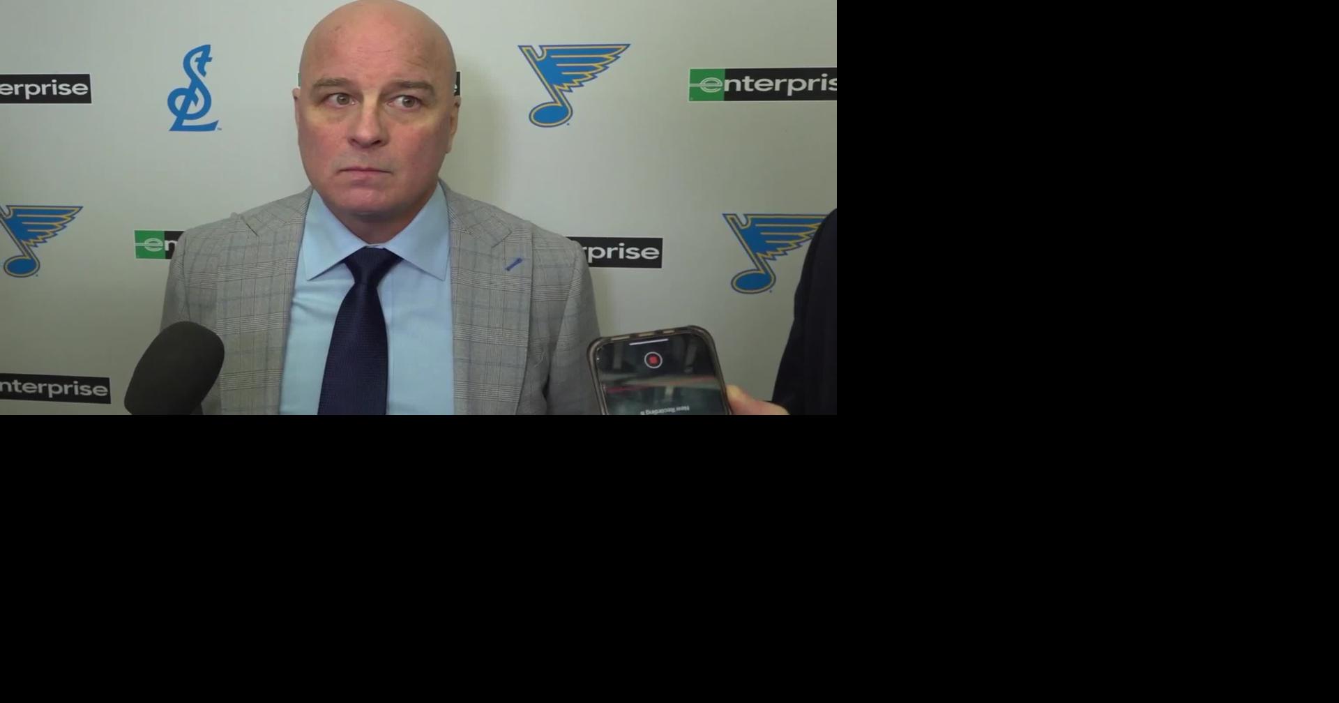 Here's what Jim Montgomery, players had to say after blowout Blues loss at Predators