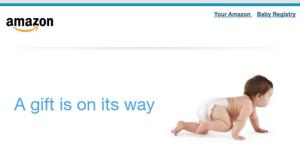Amazon sent out emails about baby registry gift purchases to customers who aren't pregnant