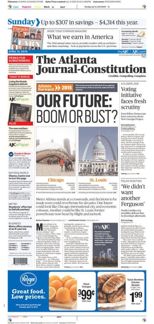 Atlanta newspaper calls St. Louis a region that's 'lost its way