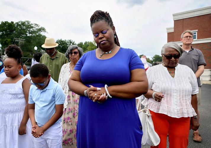 Ferguson holds prayer, reflection, and healing ceremony dedicated to officer Travis “T.J.” Brown