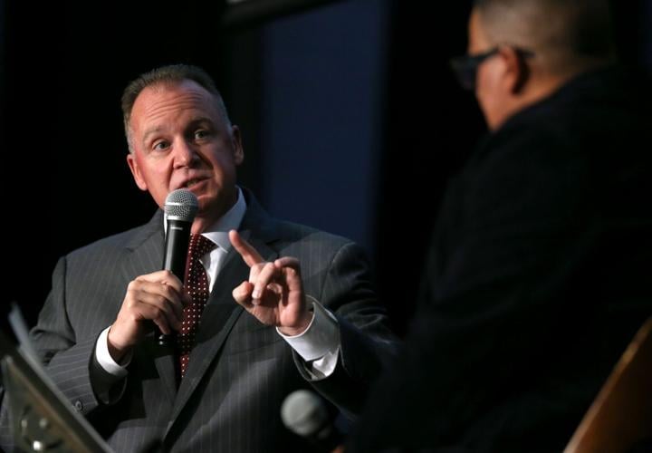 Four men address public in 51 police chief forum