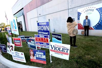 Lines out the door for first day of no-excuse absentee voting