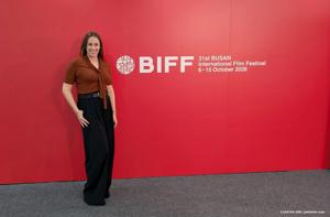 Dana Carpenter said that working on the film “Flesh Impact” gave her an idea of what Marilyn Monroe could be like today. (Jae-Ha Kim)
