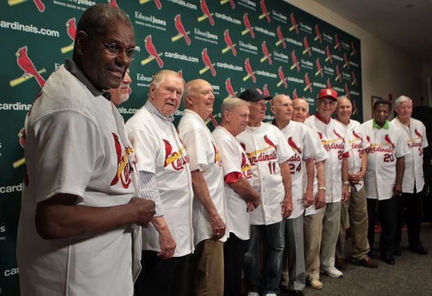 The 1964 National League pennant winning St. Louis Cardinals are