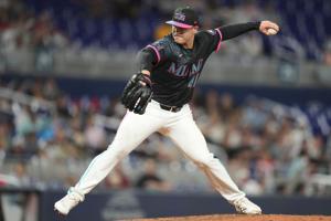 Brewers Marlins Baseball