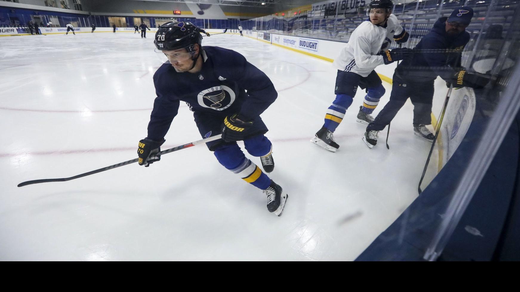 Blues Get Blackhawks As Their Exhibition Opponent Morning Skate