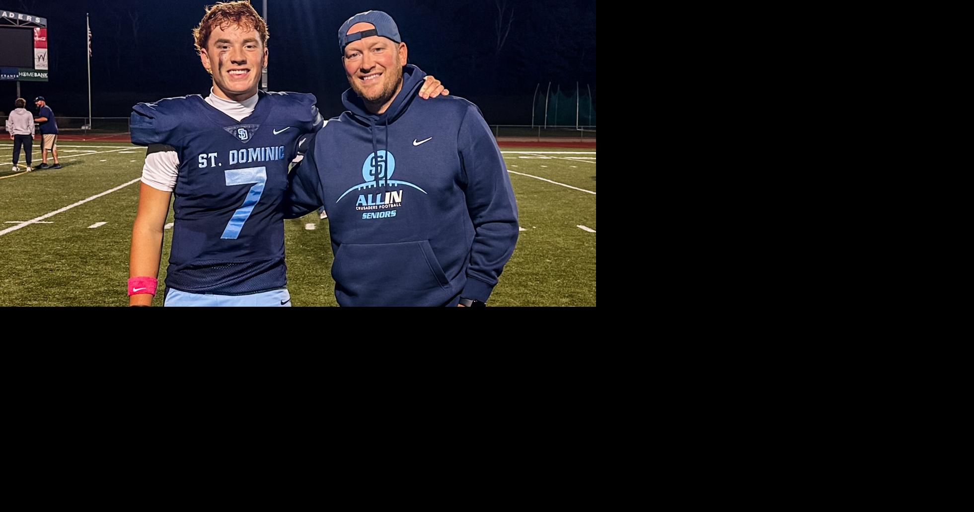 St. Dominic QB Brennan Czeschin racking up big numbers just like his dad
