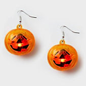 High & Low: Lighted pumpkin earrings | Fashion | stltoday.com