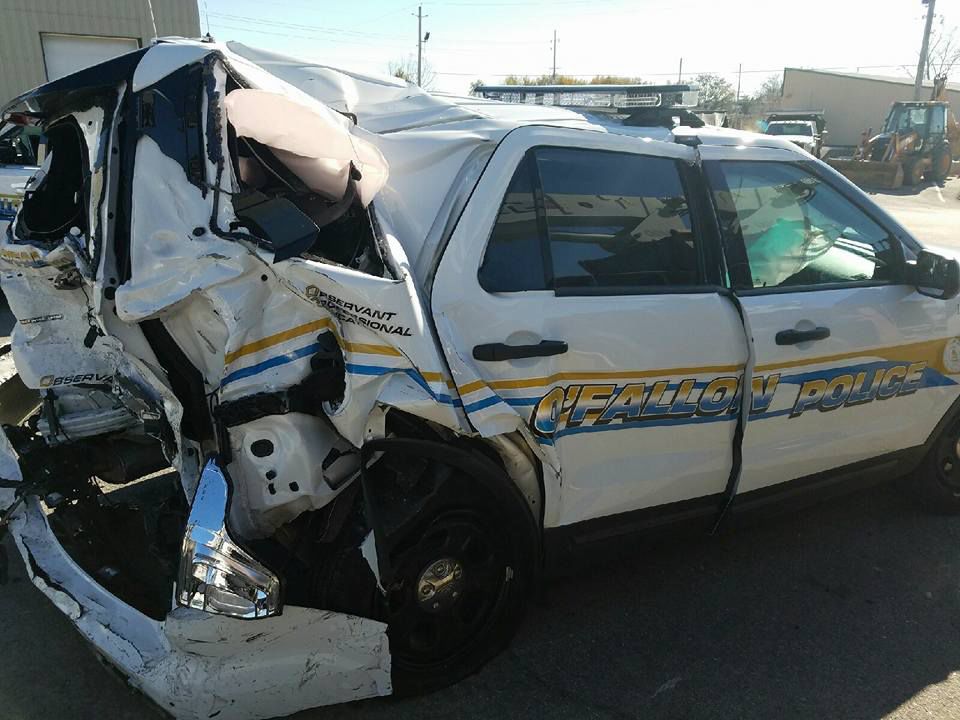 Suspected Drunk Driver Slams Into 2 Police Vehicles Stopped On I 70 In