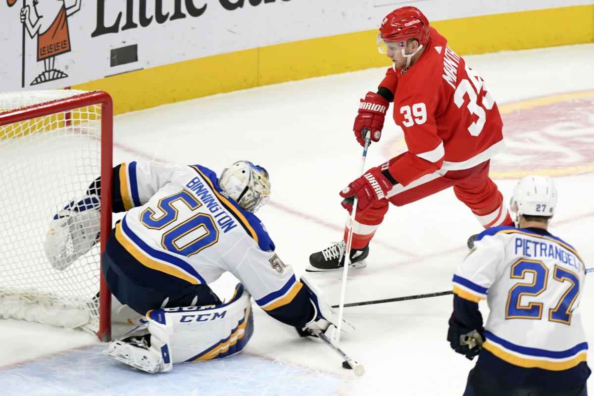 Blues Red Wings Hockey