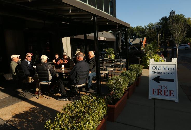 Old men giving advice