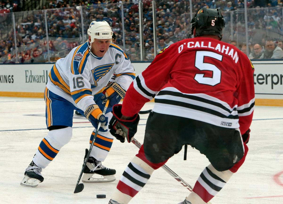 Scenes From The Winter Classic Alumni Game At Busch Stadium