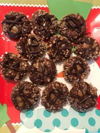 Chocolatey Caramel Thumbprints