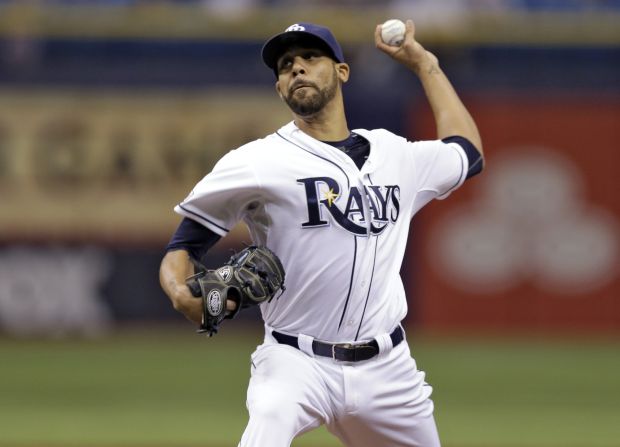 David Price Tampa Bay Rays Collectible Baseball Card 