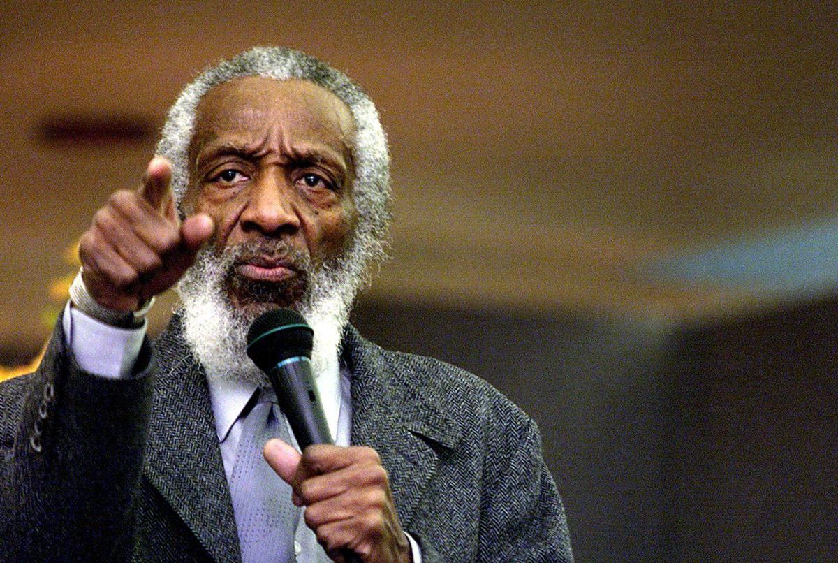 St. Louis native Dick Gregory, comedian and civil rights figure, has