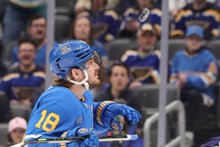 St. Louis Blues host the Winnipeg Jets at Enterprise Center