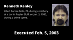 Executed Feb. 5, 2003: Kenneth Kenley