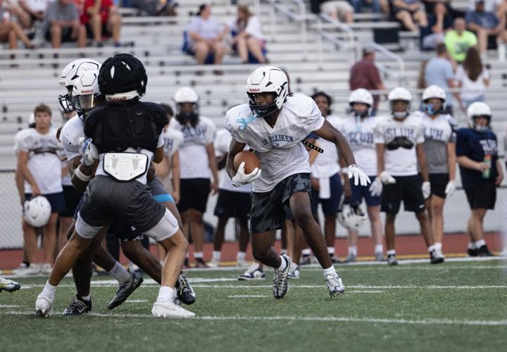 Fort Zumwalt East football scrimmage