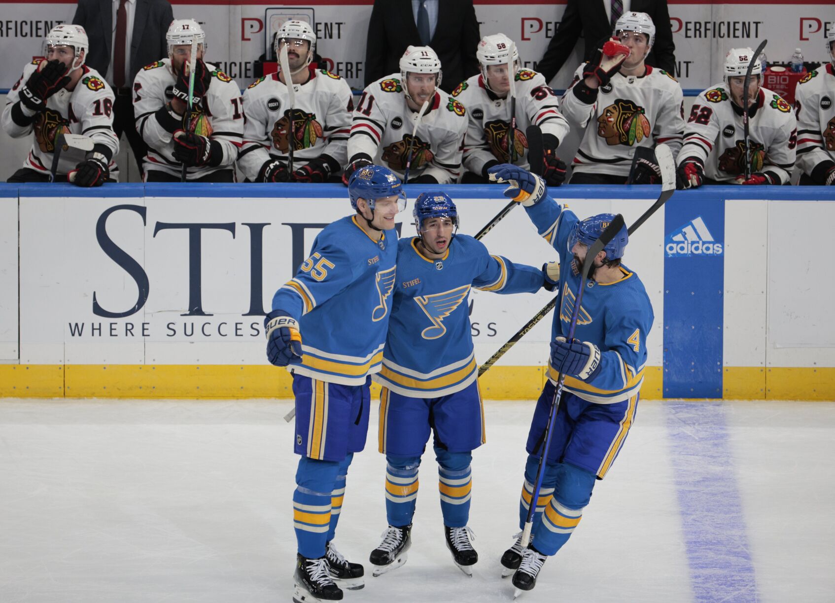 Blues Come From Behind To Beat Blackhawks 7-5