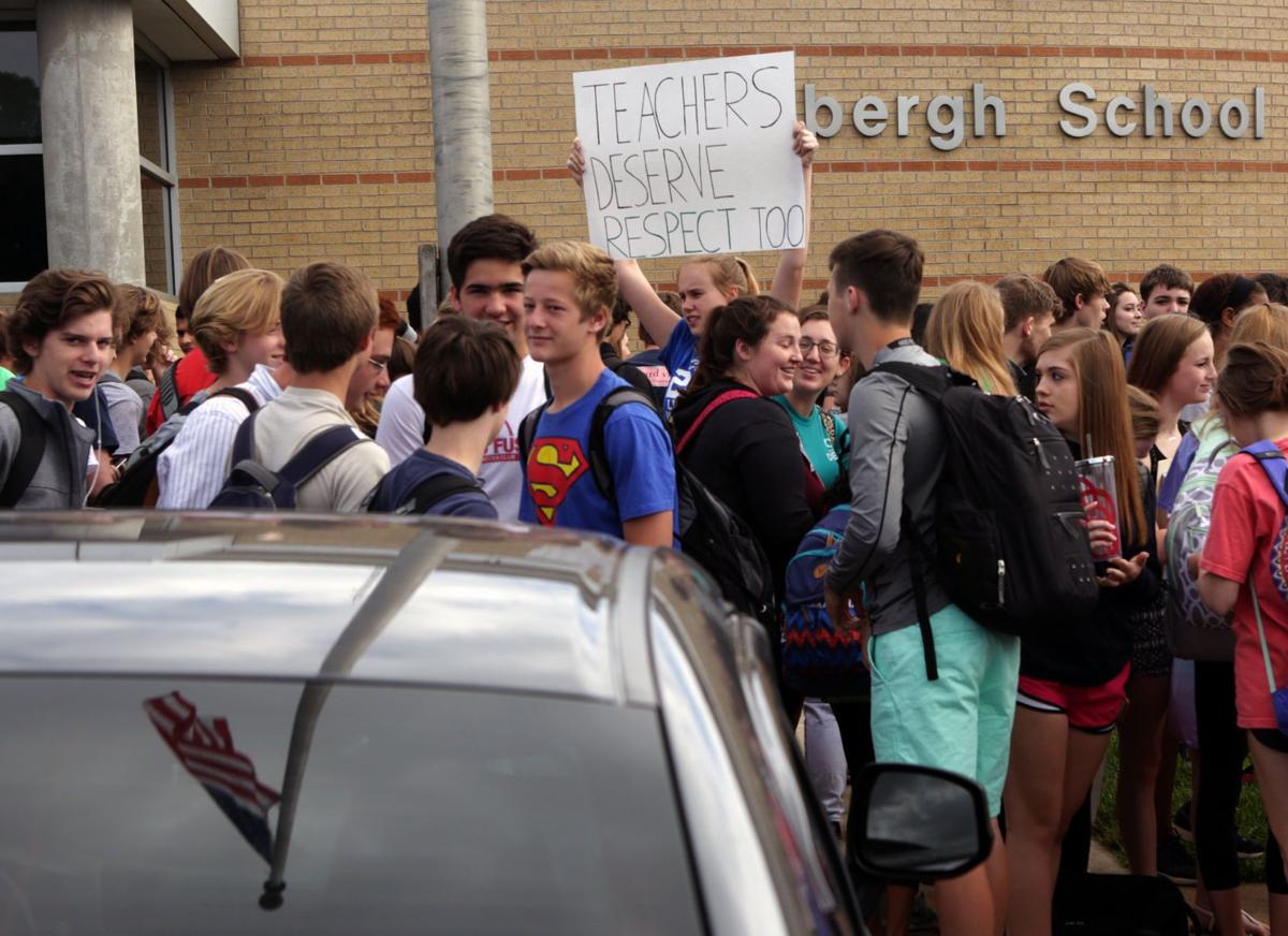 Lindbergh students walk out of school, call for higher teacher pay