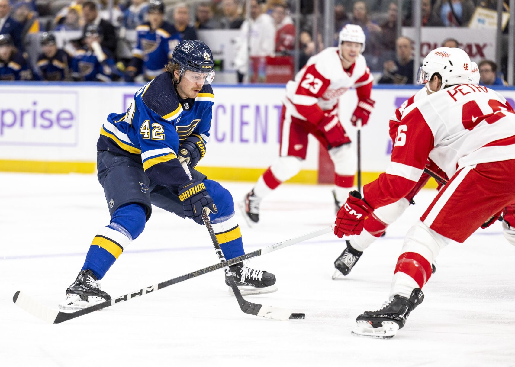 Blues Forward Kasperi Kapanen Out Four Weeks With Lower-body Injury As ...