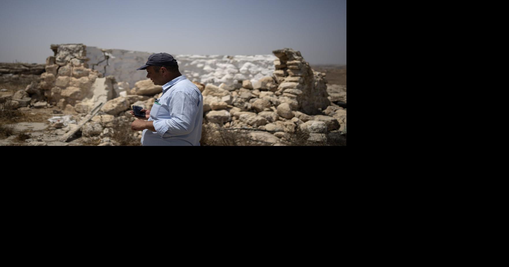 Chased away by Israeli settlers, these Palestinians returned to a village in ruins