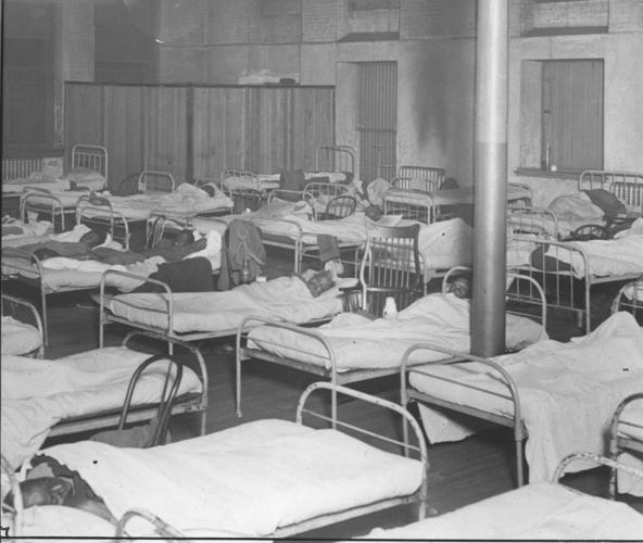 Inside City Hospital No. 2, 1923