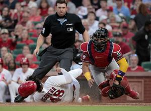 The St. Louis Cardinals and the Arizona Diamondbacks play at Busch Stadium for game two of four