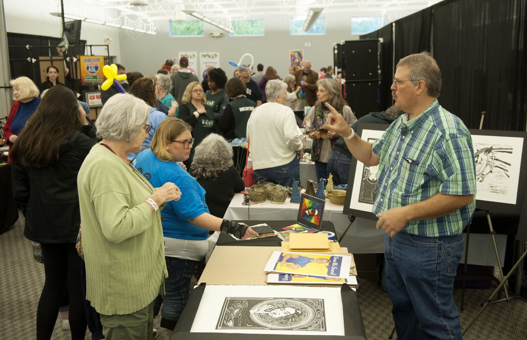deaf and hard of hearing artists display work arts and theater deaf work