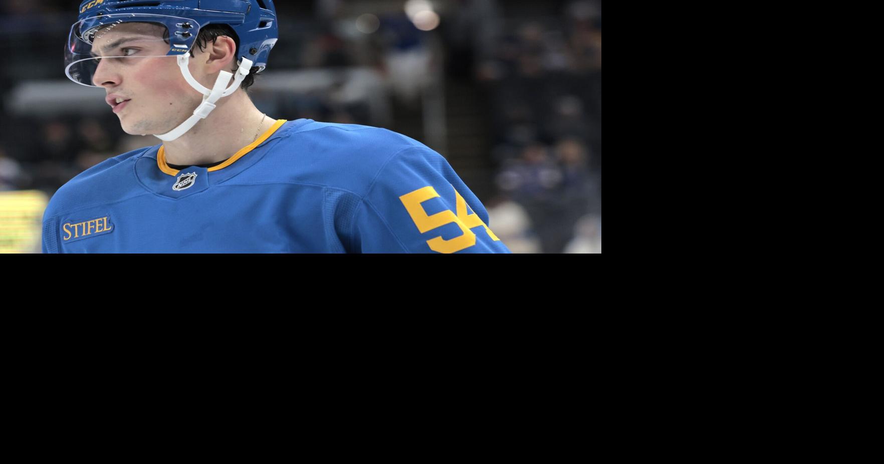 Blues close in on opening night roster with moves on Sunday