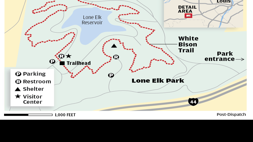 Lone Elk Park Map