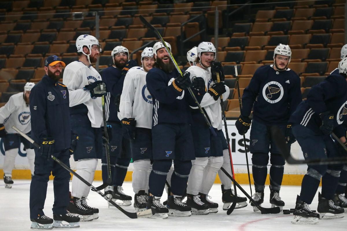 Blues practice at the TD Garden