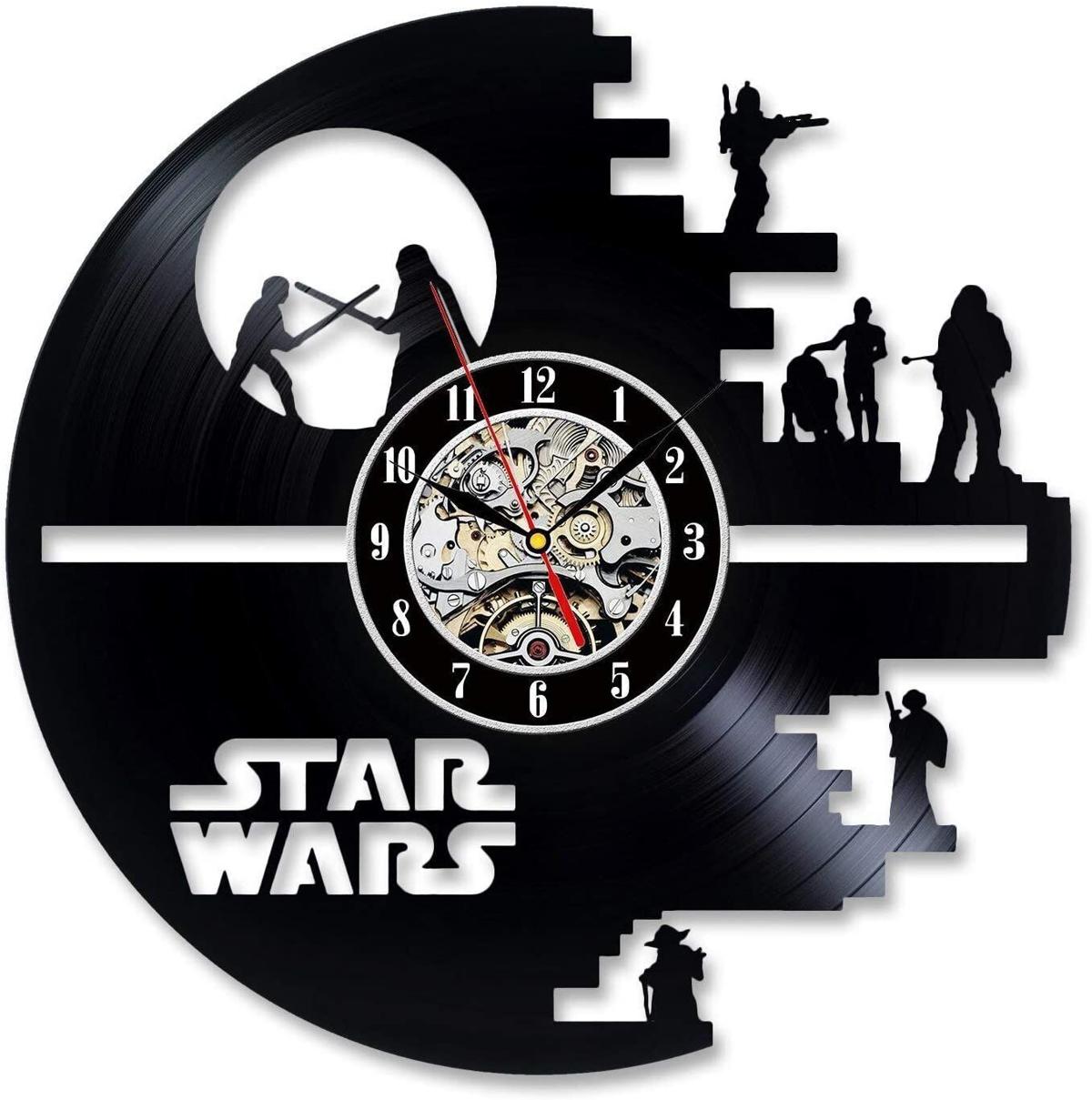  KingLive Starwar Vinyl Wall Clock Epic Space Wars