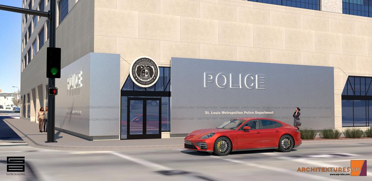 Future police substation at the Globe Building