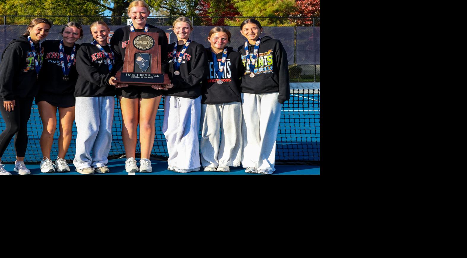 Triad girls tennis celebrates program's second third-place state finish ...