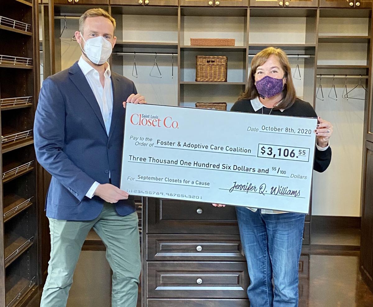 Saint Louis Closet Co.'s Donation to Foster & Adoptive Care Coalition