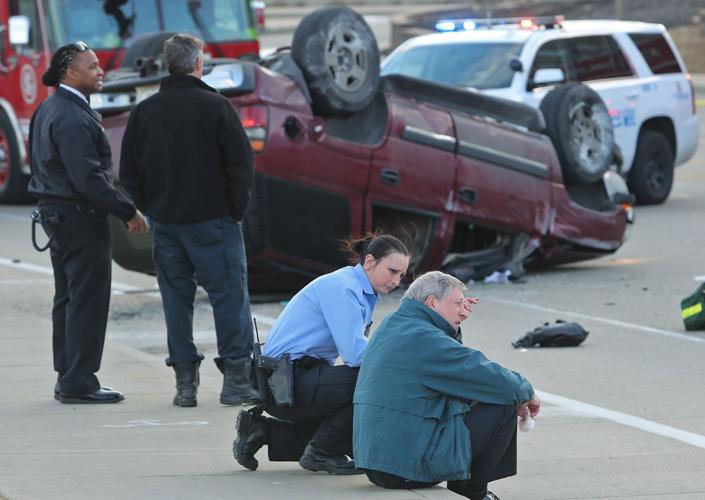 Four people, including 9yearold, ejected from airborne SUV in