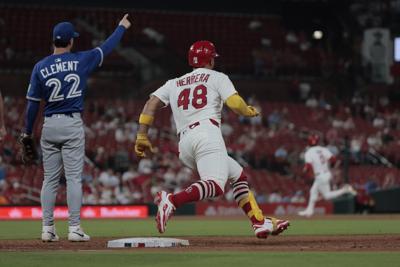 St. Louis Cardinals host the Toronto Blue Jays