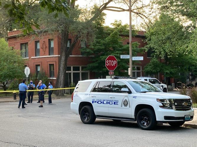 Scene of police shooting