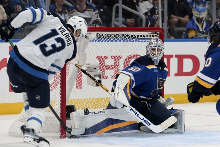 Blues face elimination by Jets in Game 6 in first round of the Stanley Cup playoffs