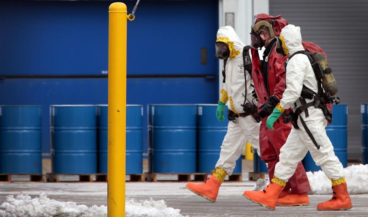 Hazardous material spill contained at St. Louis business Law and