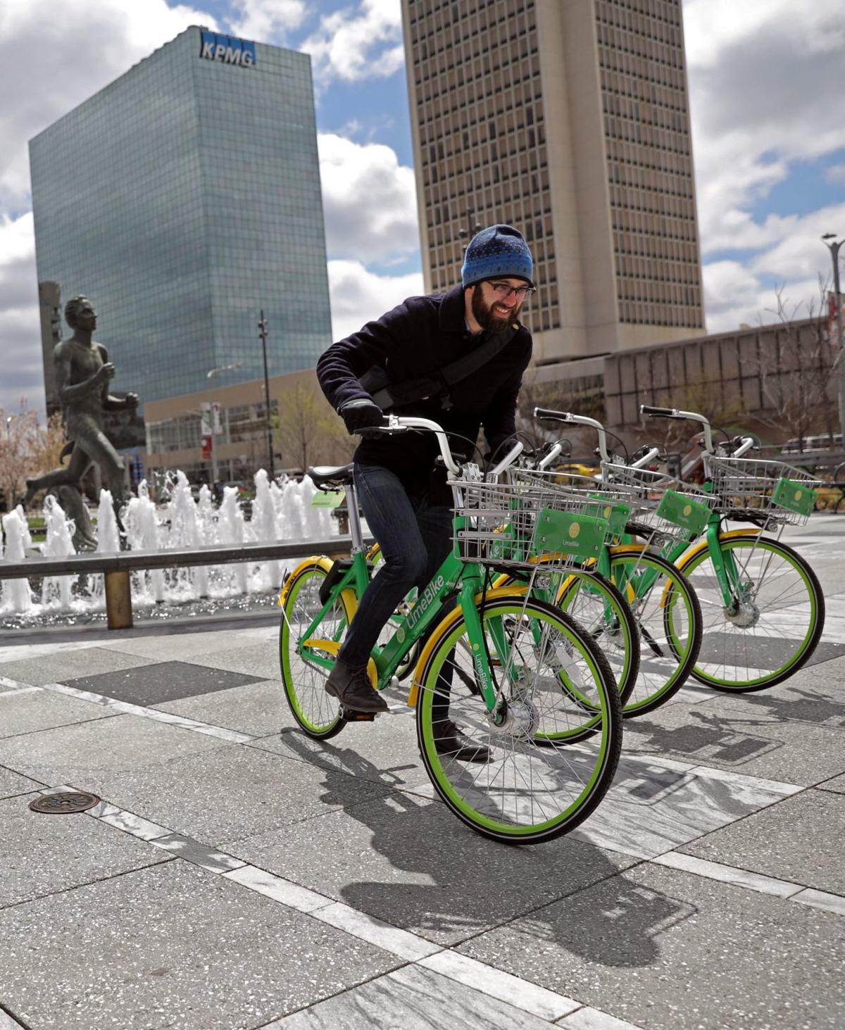 Were some of St. Louis' new shared bikes thrown into the Mississippi
