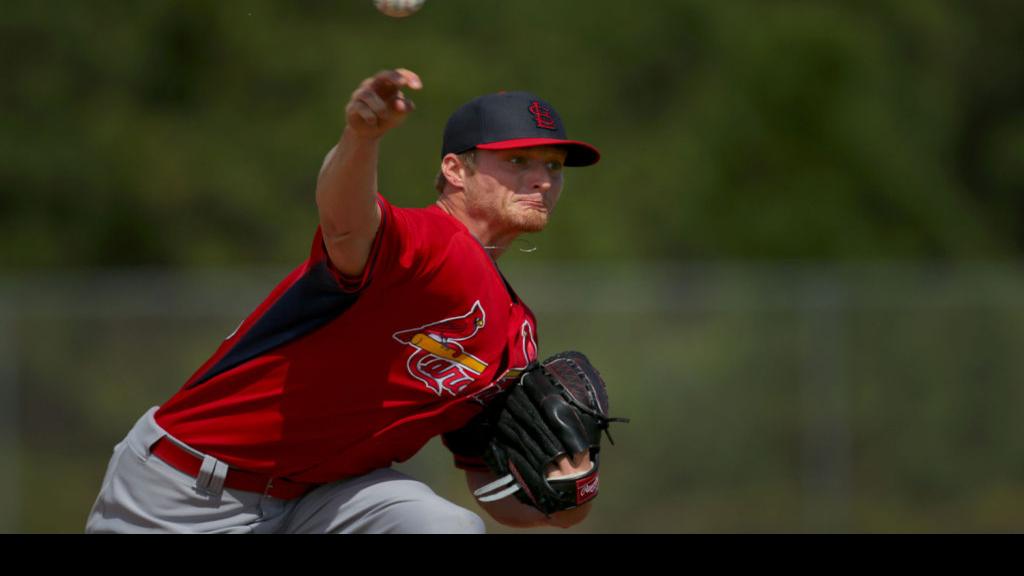 Cardinals pitchers throw live batting practice Multimedia