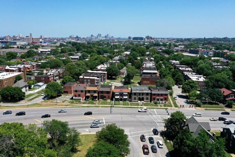 Proposed site of Lux Living development along Kingshighway