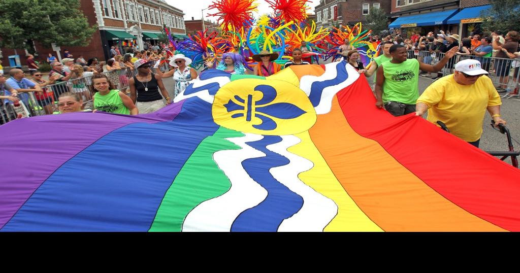 Pride Parade St. Louis Pride Flag