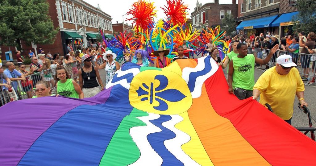 Pride Parade St. Louis Pride Flag