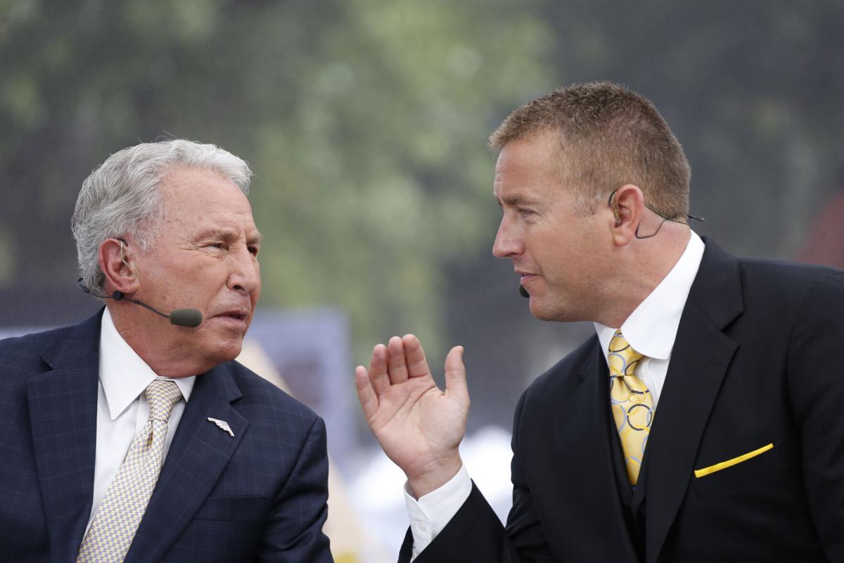 Kirk Herbstreit gives Lee Corso health update on ESPN College GameDay, says  'We love you'