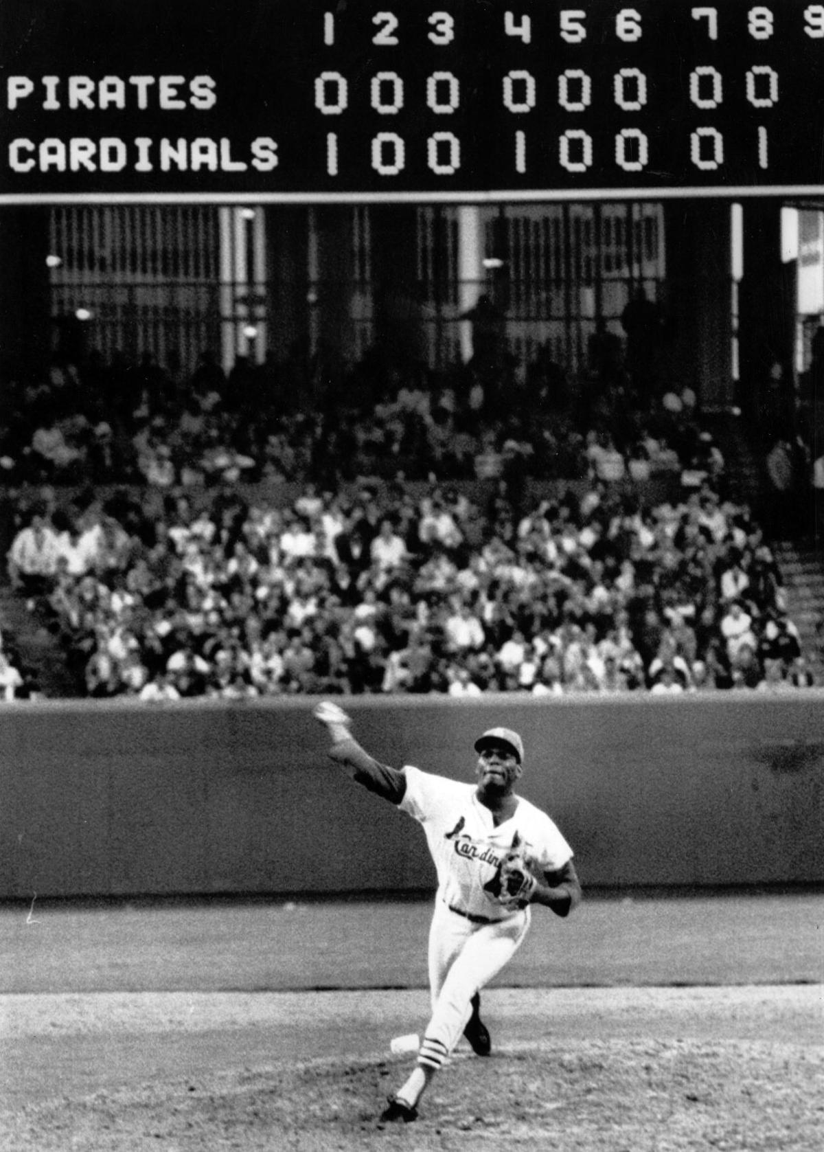Baseball art image The Windup Bob GibsonSt. Louis Cardinals