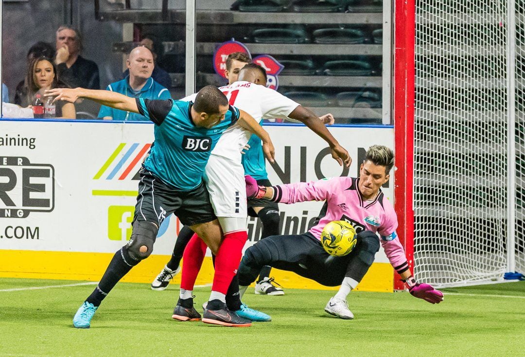 Ambush goalkeeper Paulo Nascimento